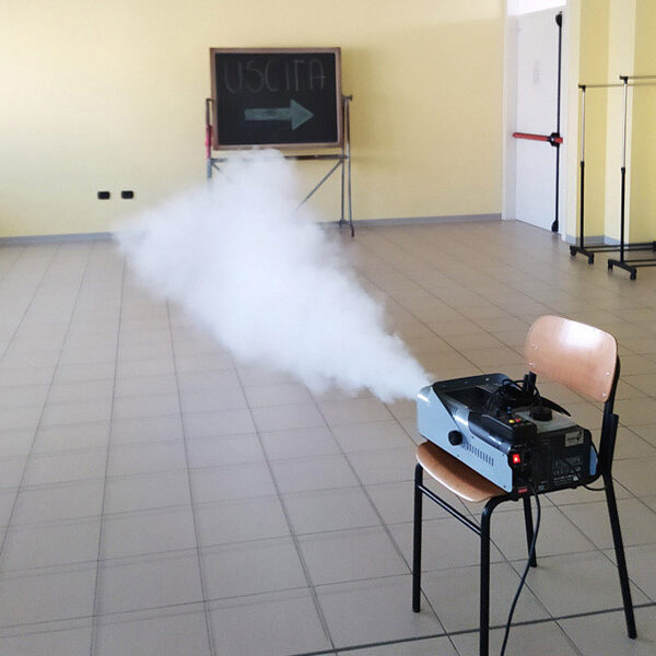 sanificazione con nebulizzatore a secco sanificazione scuola