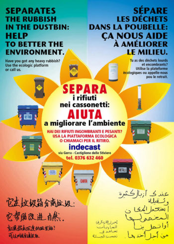 poster Indescast Castiglione Stiviere Esempio manifesto campagna